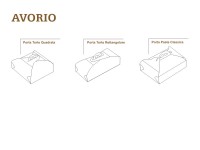 SCATOLE PORTA TORTE AVORIO
